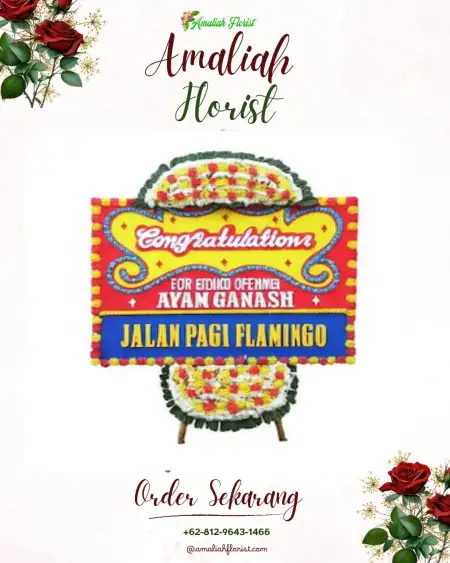 Sewa Papan Bunga Tempat Pernikahan Sentul